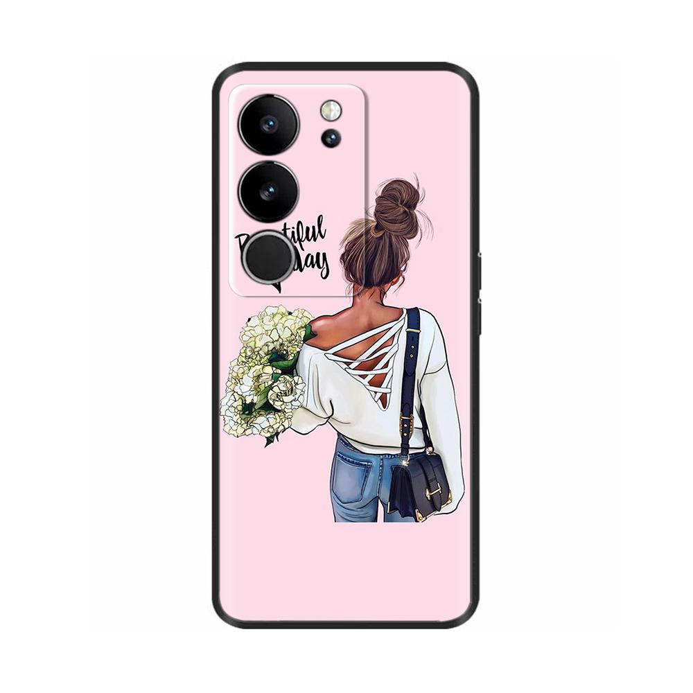 6,78' Für Vivo V29 5G Hülle V 29 Silikon TPU Weicher Stoßfänger Handyhülle für VIVO V29 V2250 VivoV29 Hüllen Schutzhülle Tasche Coque