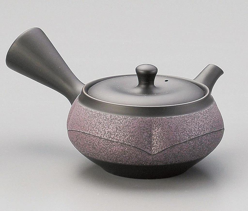 Teapot with Made in Japan J-kitchens Tokoname-yaki Strainer, 290cc,