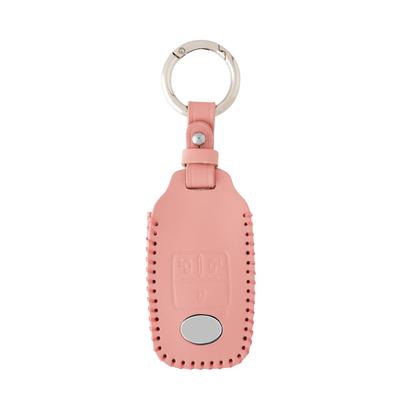 LiLiE Toyota Rumi Daihatsu Move Canvas Tanto Custom Tall Atley Genuine Leather Smart Key Case, Pink