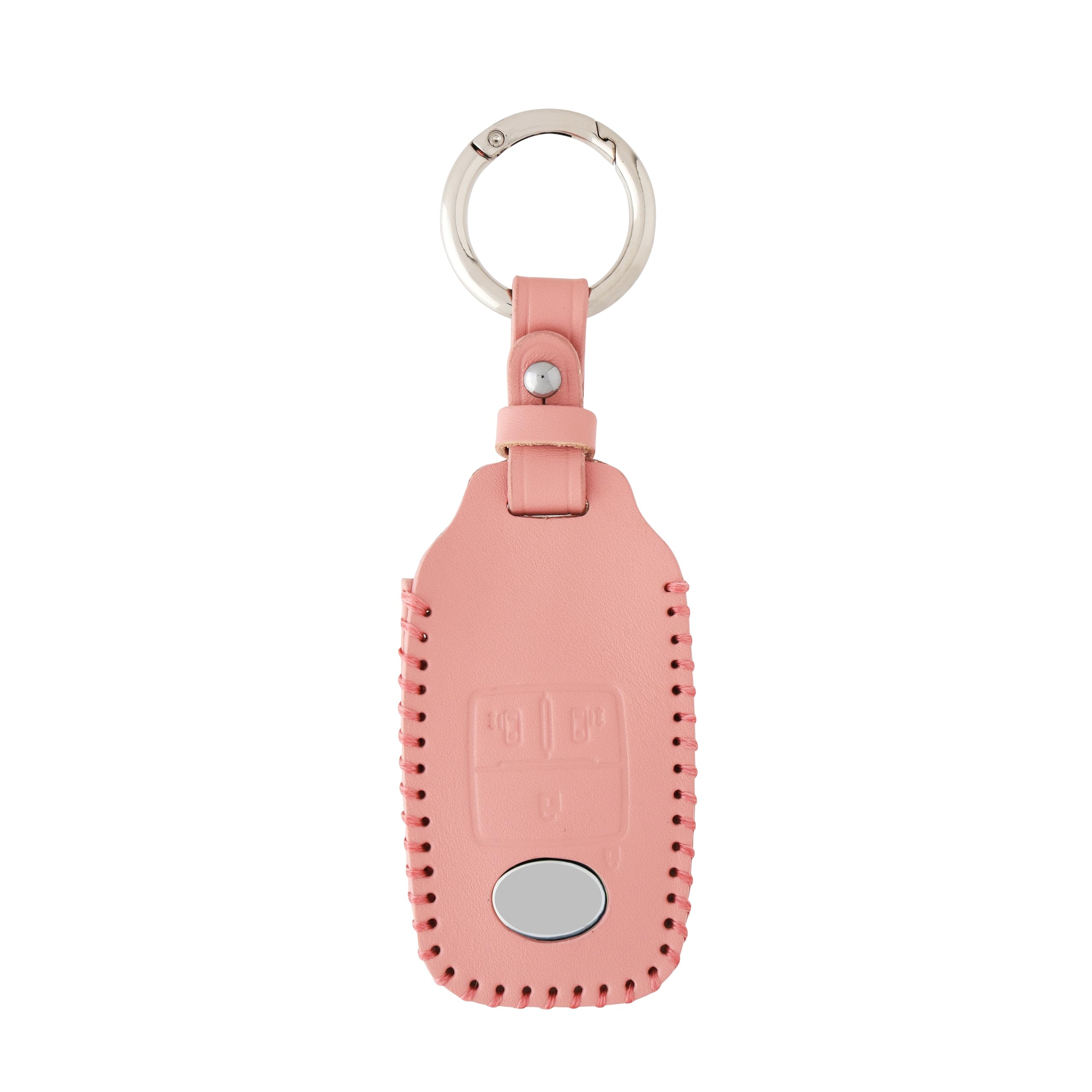 

LiLiE Toyota Rumi Daihatsu Move Canvas Tanto Custom Tall Atley Genuine Leather Smart Key Case, Pink 4 buttons розовый