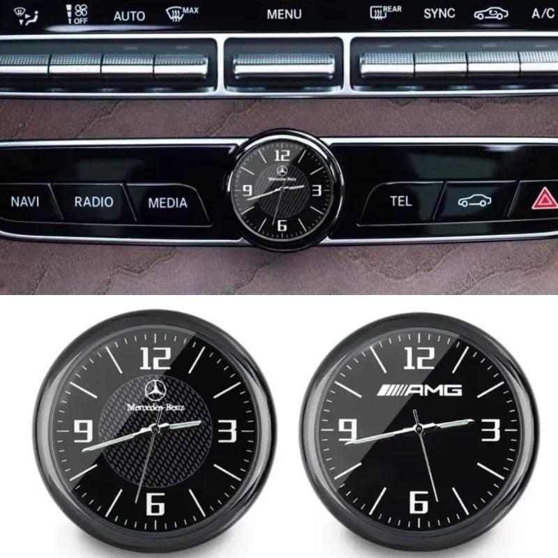 C200 E200 For Mercedes Benz 1 piece The desk clock of car-mounted clock instrument for Mercedes-Benz interior decoration of elec