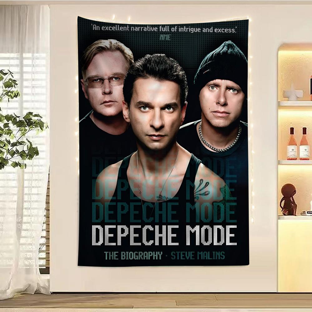 Cantante Star Depeche Mode Arazzo Colorato da Appendere alla Parete Arazzi da Parete Bohemien Lenzuola con Mandala da Appendere alla Parete