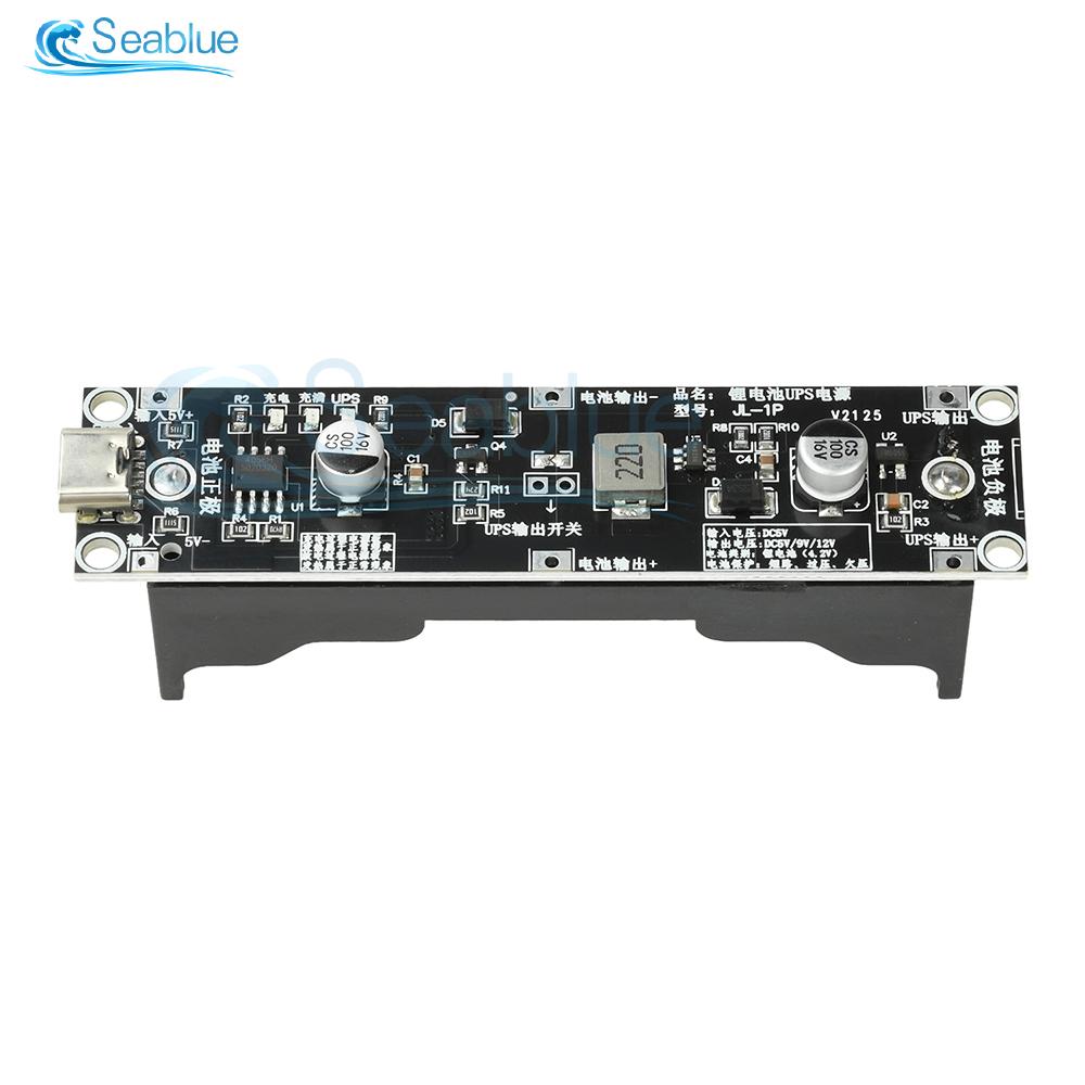 DC 5V to 5V/9V/12V 18650 Lithium Battery Charging Boost Integrated Module UPS Uninterruptible Power Supply Battery Board