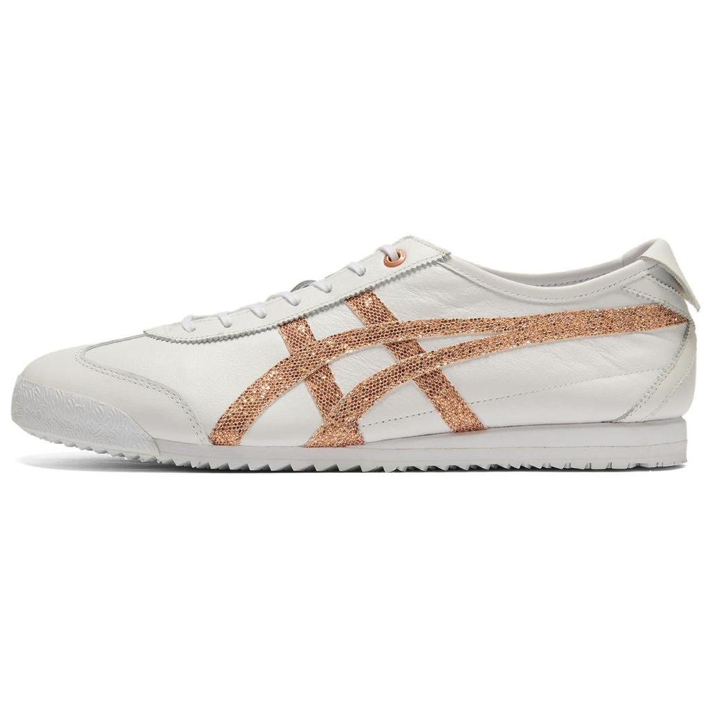 ONITSUKA TIGER Mexico 66 SD White Rose Gold Glitter Unisex Sneakers 1183C345-101