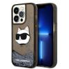Etui Do iPhone 14 Pro Karl Lagerfeld Glitter Choupette Czarny