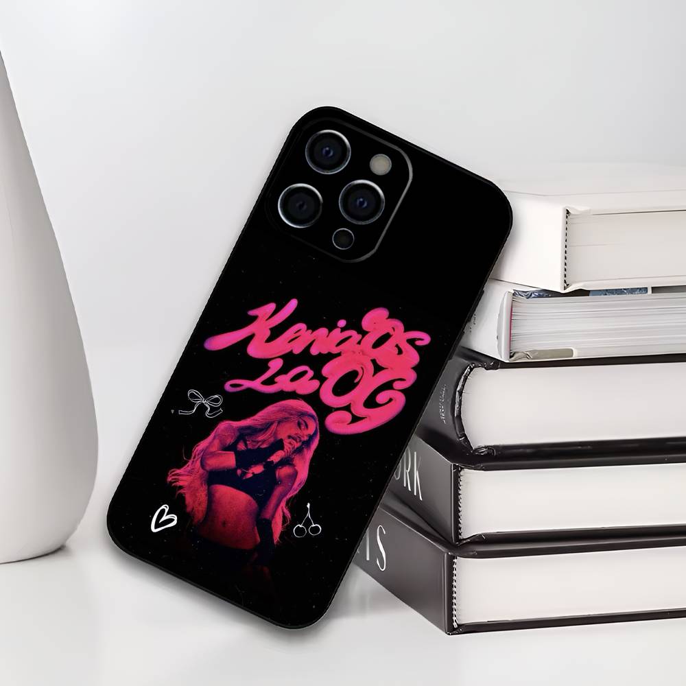 

Singer K-Kenia OS Phone Case For iPhone 17,16,15,14,13,12,11 Plus,Pro Max,XS,Soft Silicone Black Cover iPhone13