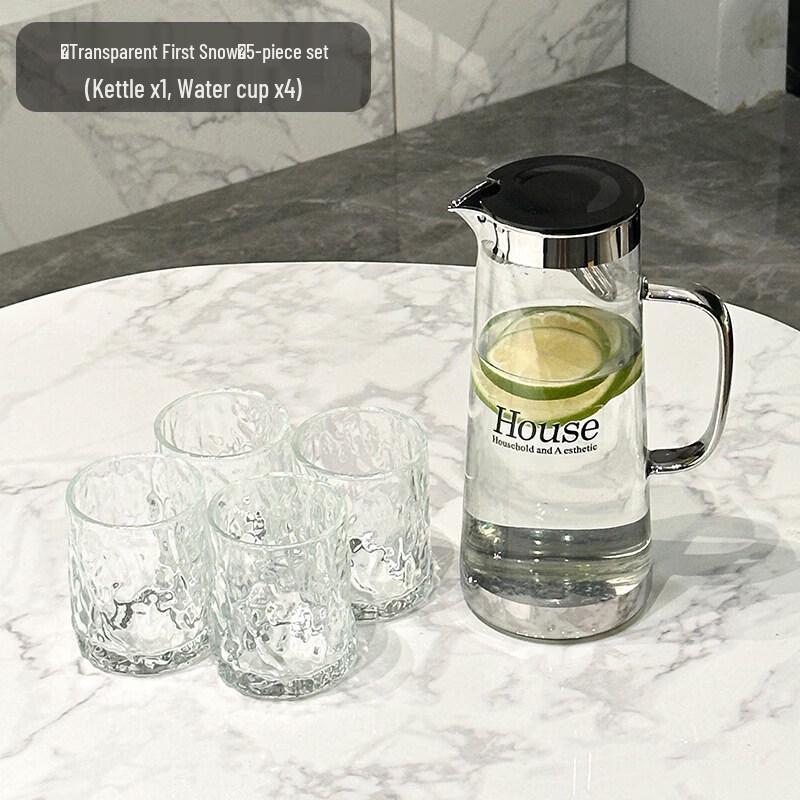 QW Light Luxury Heat-Resistant Glass Drinkware Set