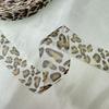 European & American Trend Leopard Print Letter Polyester Ribbed Edge Ribbon - Colorful Clothing & Home Textile Ribbon
