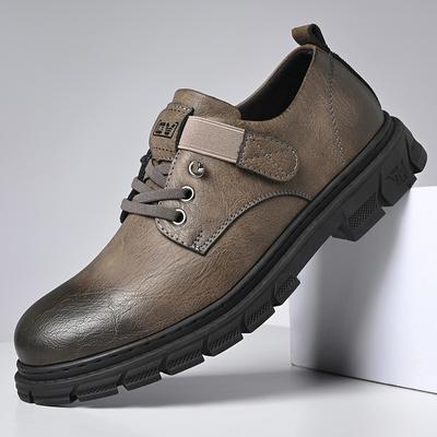 Mode 2025 Nouvelles Chaussures de Luxe en Cuir pour Homme Business Décontracté Respirantes Style Britannique Chaussures Décontractées Semelle Souple Polyvalentes Chaussures de Travail