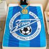 Zenit team emblem,pattern Flannel Blanket, High quality Comfortable for All Seasons, Home Decor, Warmth and Comfort, Perfect for Gifts.