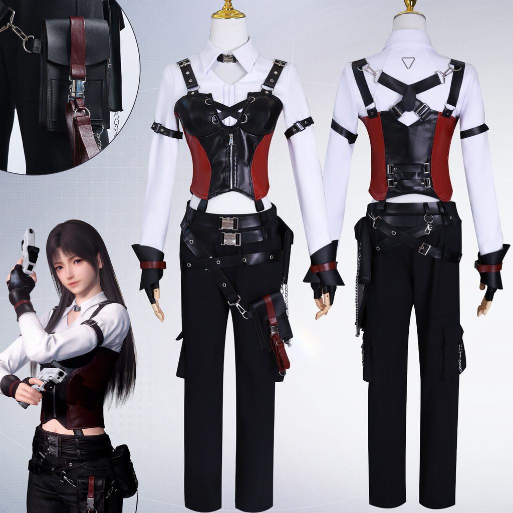Coscosplay Street Fashion Hunter Miss Costume Set In Polyester For Game Anime Roleplay