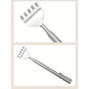Retractable Back Scratcher, Stainless Steel Retractable Anti-itch Claw, Metal and PVC Material, Fragrance-free, Massage Tool for the Elderly
