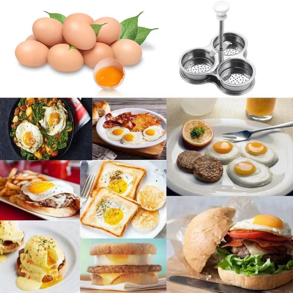 Non-Stick Egg Poaching Pan Stainless Steel Eggs Cooker High Quality Pocket Eggs Cup  Cooking Tool