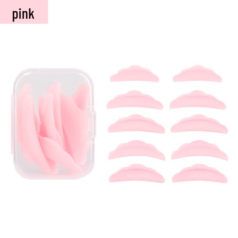 Sunflower Lace Multi-color Silicone Eyelash Perm Pads - 5 Pairs
