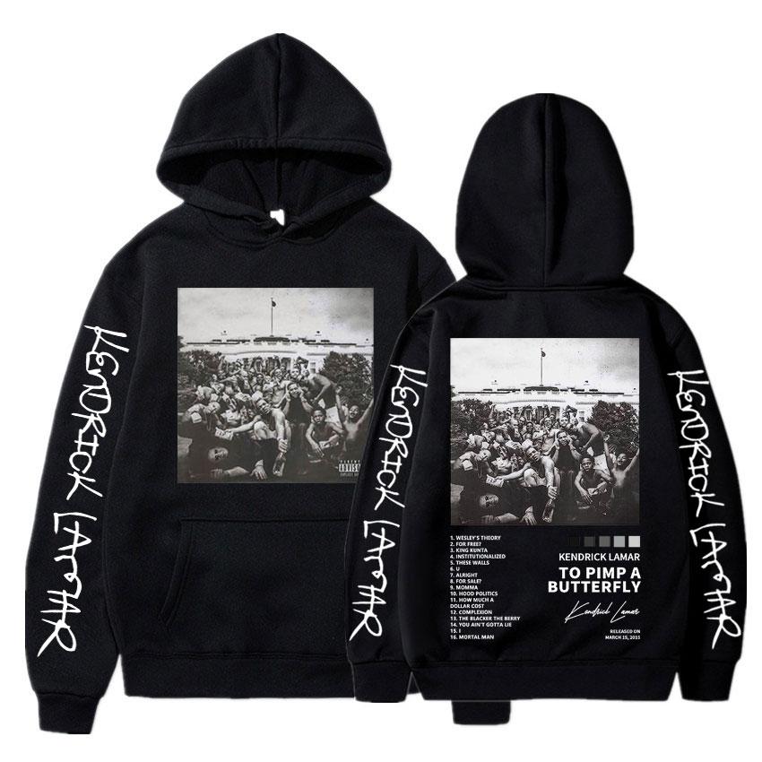 Rapper Kendrick Lamar Good Kid Hoodie Men Women's Hip Hop Rap Style Music Album Hoodies Sweatshirts Oversized Fashion Streetwear