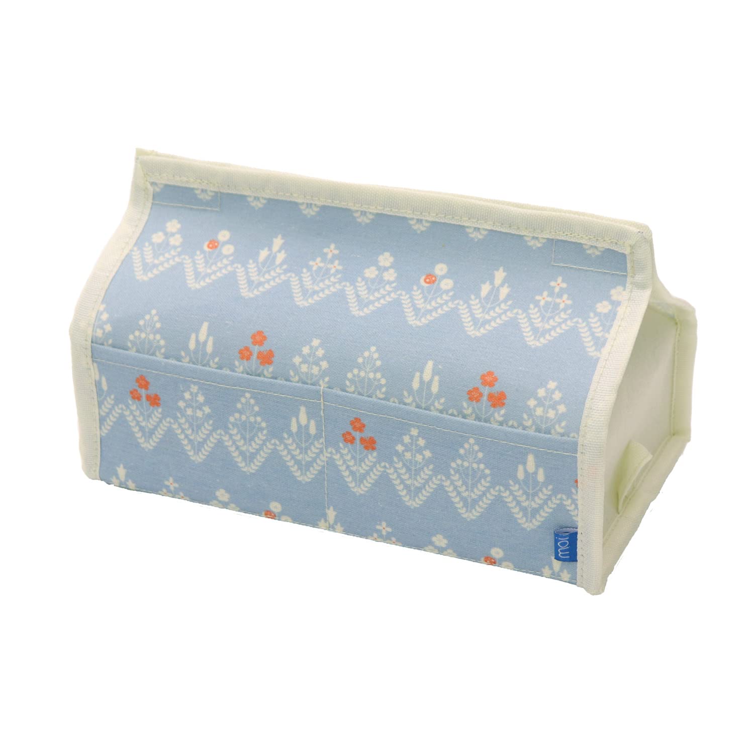 

Toyo Case moinno tissue case tissue cover moinno box tissue cover hanging wall hanging Nordic (Garden Blue)