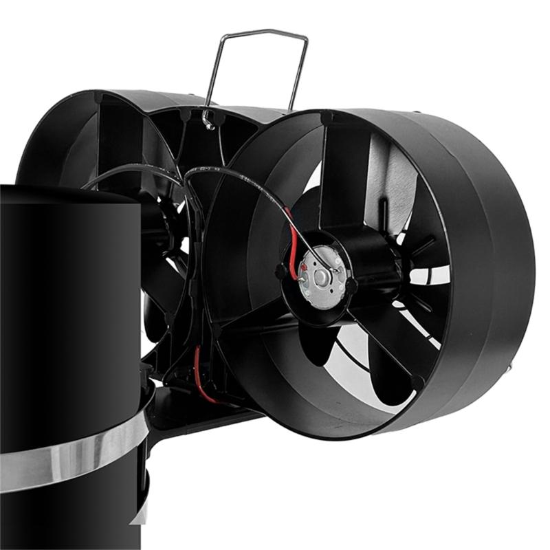 Wentylator do pieca bez prądu Wentylator do pieca zasilany ciepłem Przyjazne dla środowiska rozwiązanie grzewcze do nowoczesnego wystroju domu