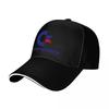 Commodore Logo Baseballkappe Klassische Schwarze Mütze mit Blau-Rotem Emblem Stilvolles Design für Fans und Freizeit