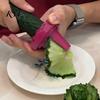 Decorative Vegetable Cutter Spiral Curler, Stainless Steel Blade Handheld Twister, Creative Cucumber Slicer Tool Rotatable Fruit for Carrots Cucumbers