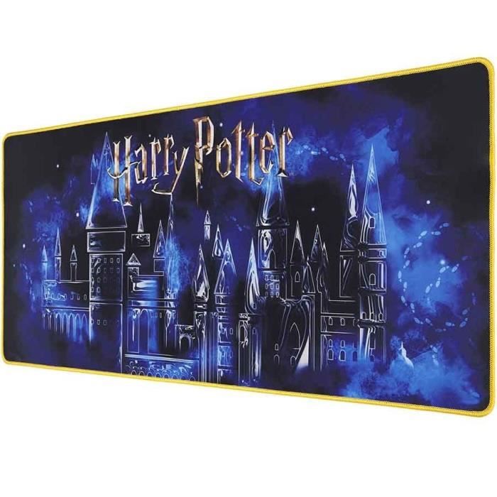 Tapis de souris xxl - subsonic - harry potter - 90 cm x 40 cm - tapis de bureau gaming - licence officielle