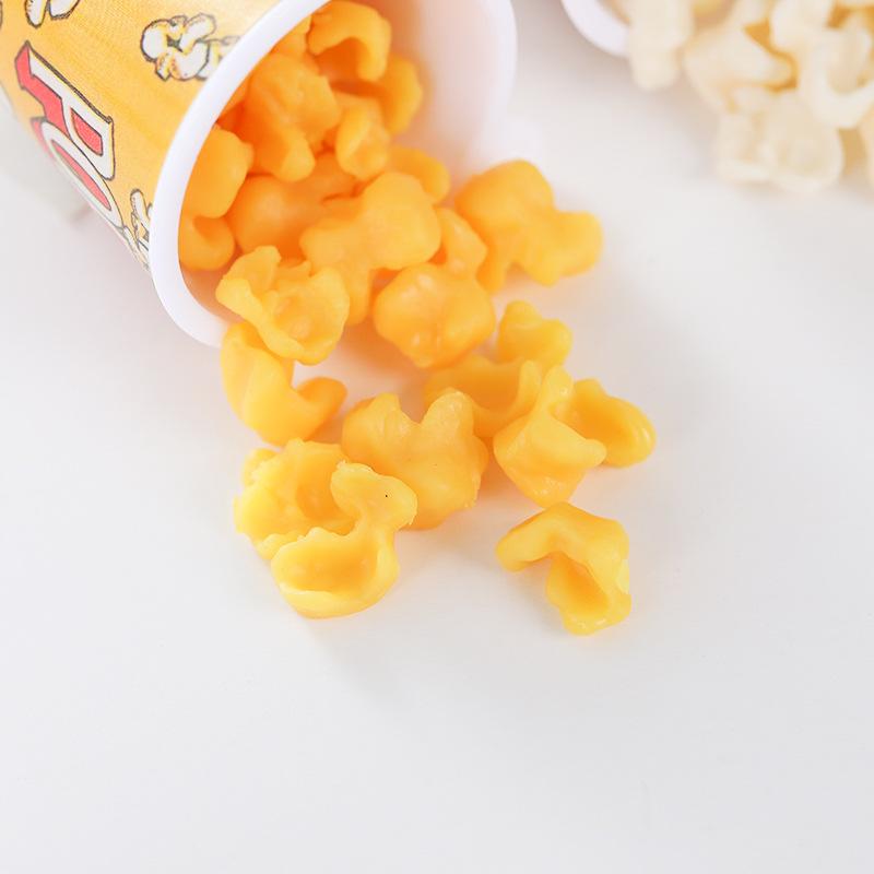PVC Simulation Parts Realistic Popcorn Slime Crystal Mud Filling DIY Edible Toy Decoration Accessories  100g/lot