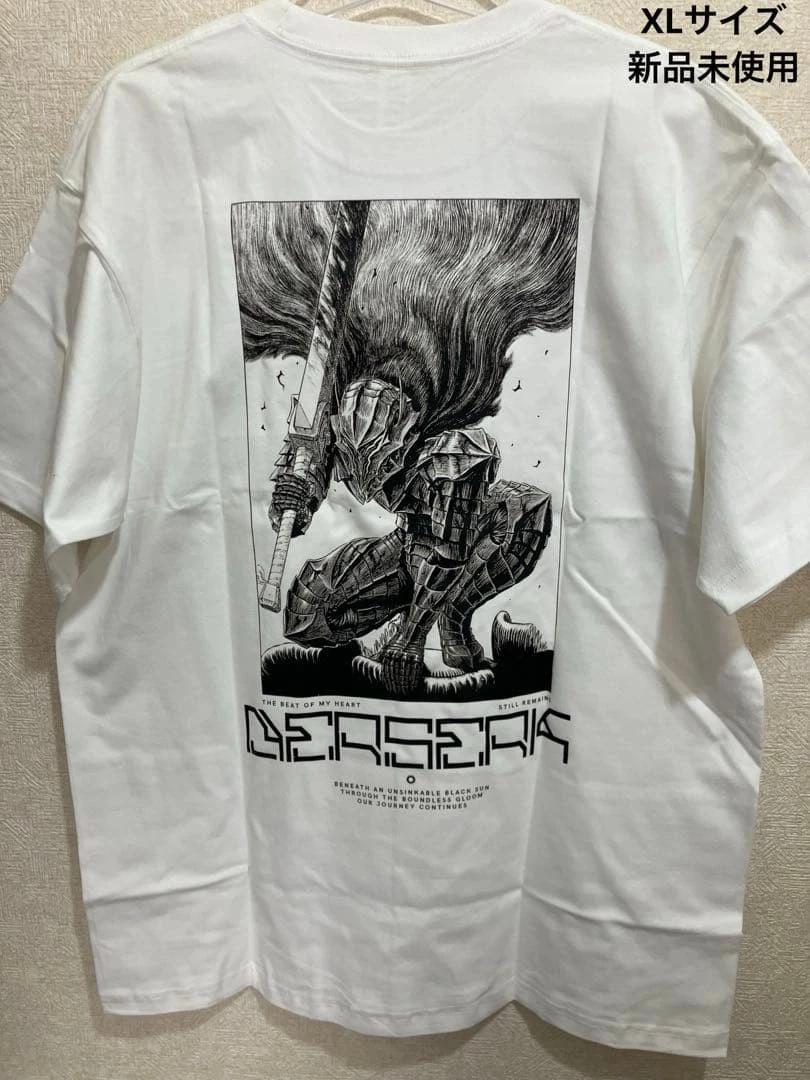 Berserk XL Thick White Cotton T-Shirt Anime Manga Japan Official Fan Apparel M