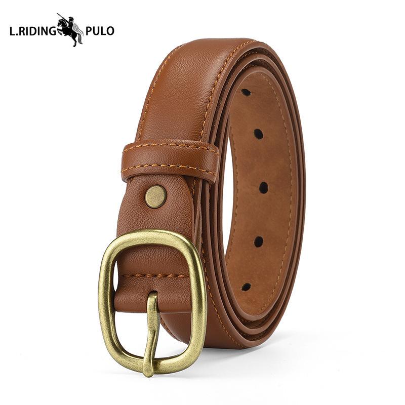 Damen Gürtel Legierung Dornschließe Dekoration Retro Schlicht Vielseitig Dekoration mit Rock Vielseitiger Jeansgürtel