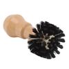 Portafilter Cleaning Brush Professional Portable Coffee Tamper Cleaning Brush with Wooden Handle for Kitchen Tool