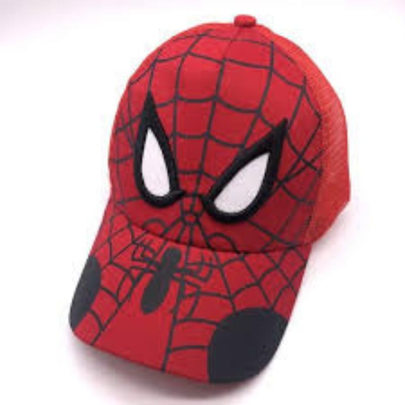 Berretto da Baseball Spider-Man per Bambini Regolabile con Logo Ricamato Regalo per Feste Festa Chili® Rosso 48-53 CM 2-8 Anni