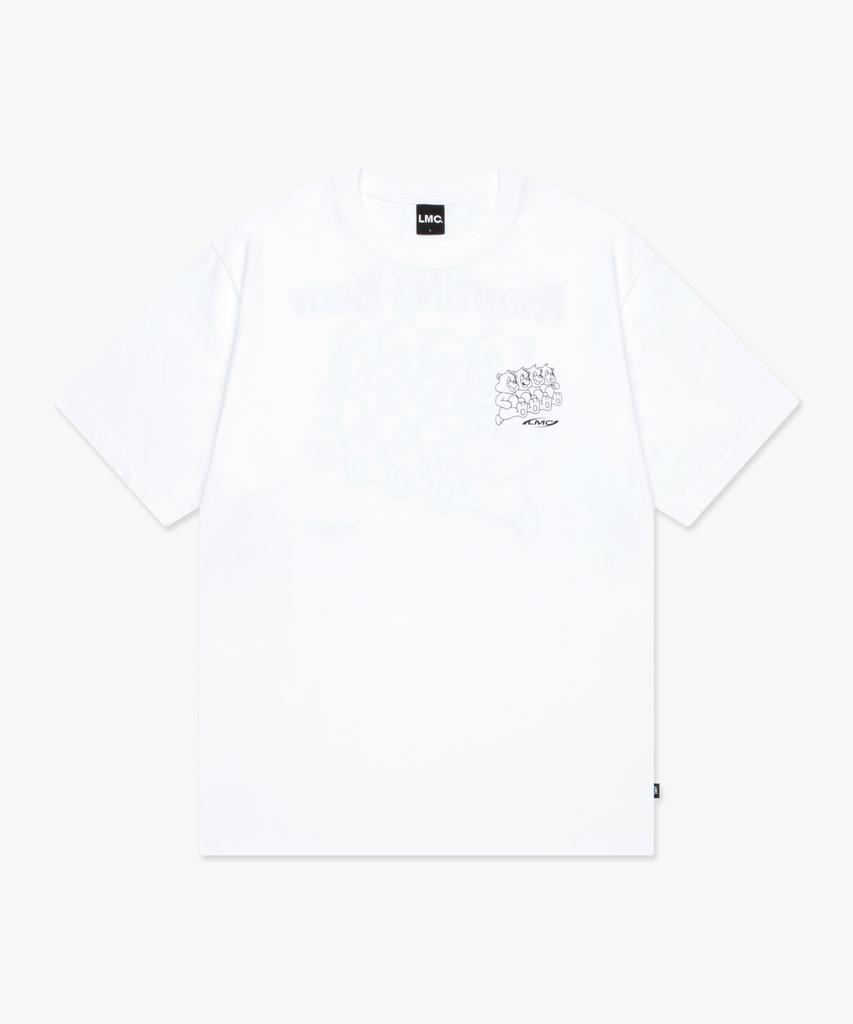 LMC Running Bear Tee White