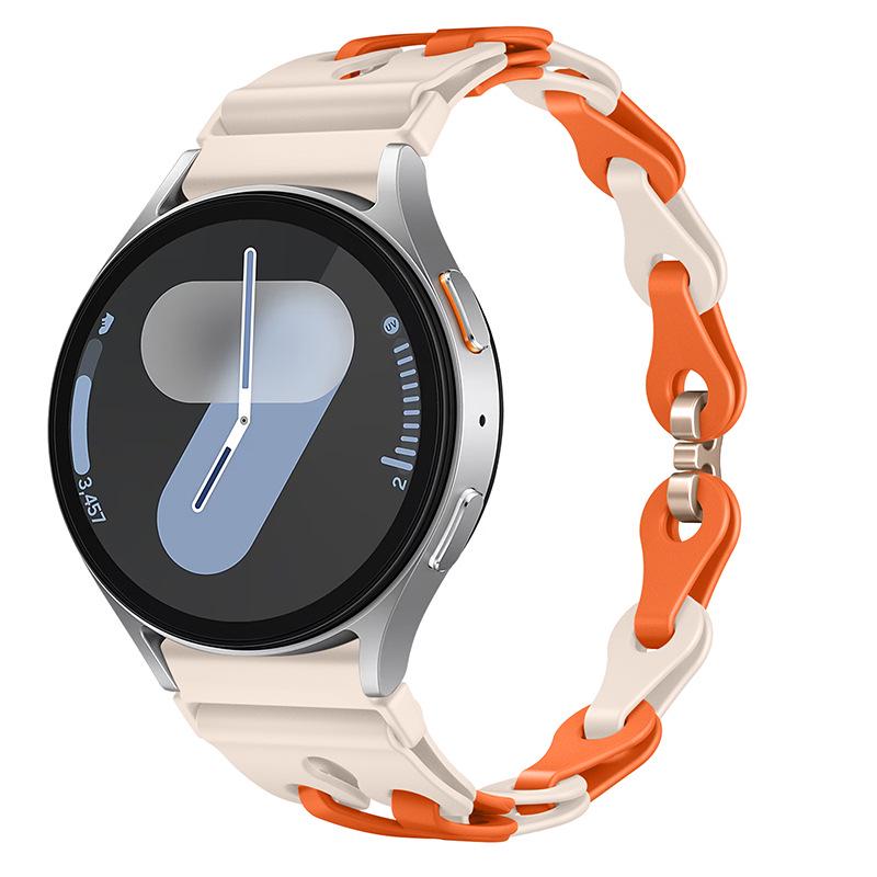 Fashion Hollow Silicone Strap for Samsung Watch7 & Huawei GT3 Pro
