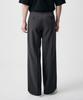 MUSINSA STANDARD [Cooltandard] Real Wide Hidden Banding Slacks [Gunmetal]