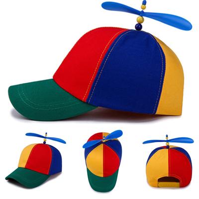 Children Holiday Baseball Cap Windmill Boys Girls Adjustable Snapback Casual Hat