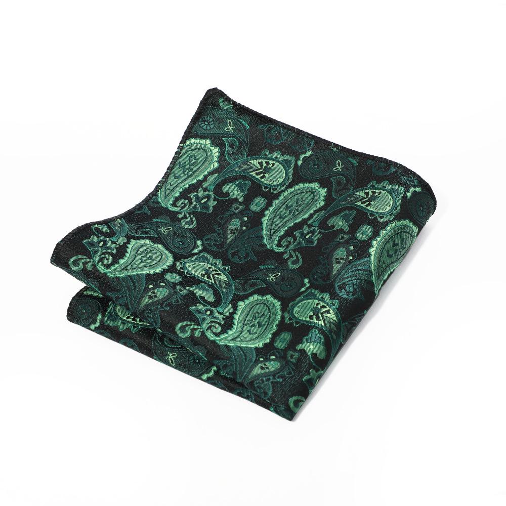 Herrficka i paisley-mönstrat polyester för affärs- eller fritidskostymer