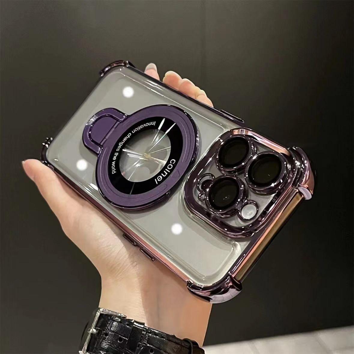 

Electroplated Four Corner Space Case for Apple 15PROMAX Four Corner Airbag Anti Drop for IPhone 14 Phone Case Explosive For Apple 11Promax