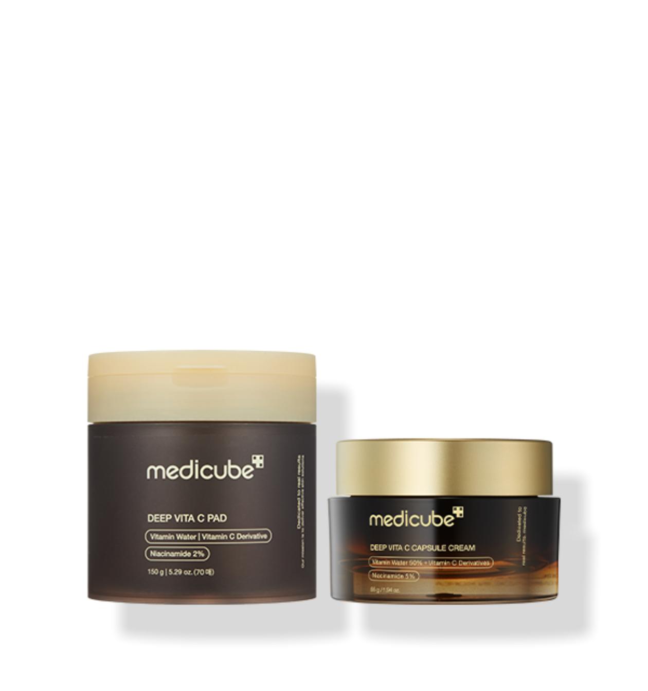 MEDICUBE Deep Vita C Whitening Toning Set