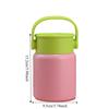 Creative Insulated Stainless Steel Thermos Cup Leak Proof Portable Thermos Bottle 500ml with Spoon Thermos Pot Office
