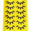 6 Pairs Dramatic 3D Faux Mink Eyelashes Wispy Fluffy Thai Eyelashes False Eyelashes  Extension