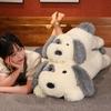 Cute Lying Down Long Haired Dog Doll Plush Toy Big Dog Doll Children Soothing Rag Doll Girl Birthday Gift