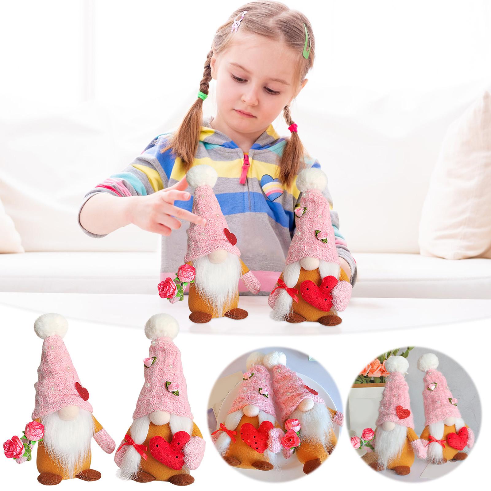 

Вязаная шапка ко Дню матери, украшение куклы, праздничная безликая кукла старика, кукла Рудольфа, украшение куклы