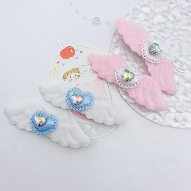 Plush Wing Hair Pin Teen Adult Carnivals Ponytail Braids Comfortable Hair Clip