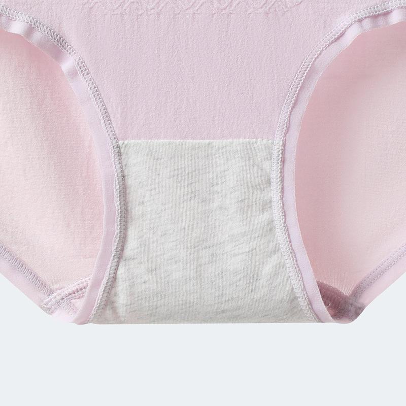 Fentenggan [Waist and Hip Lifting] 4 Pairs of High Waisted Underwear for Women, 7A Antibacterial Pure Cotton Crotch, Small Belly, Anti Pinch Buttocks