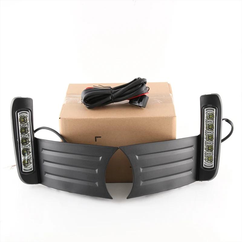 2x Led Fog Light Assembly White / Yellow Color Headlight Daytime Running Light  for Honda Fit RS GE / Jazz Sport 2011 2012 2013