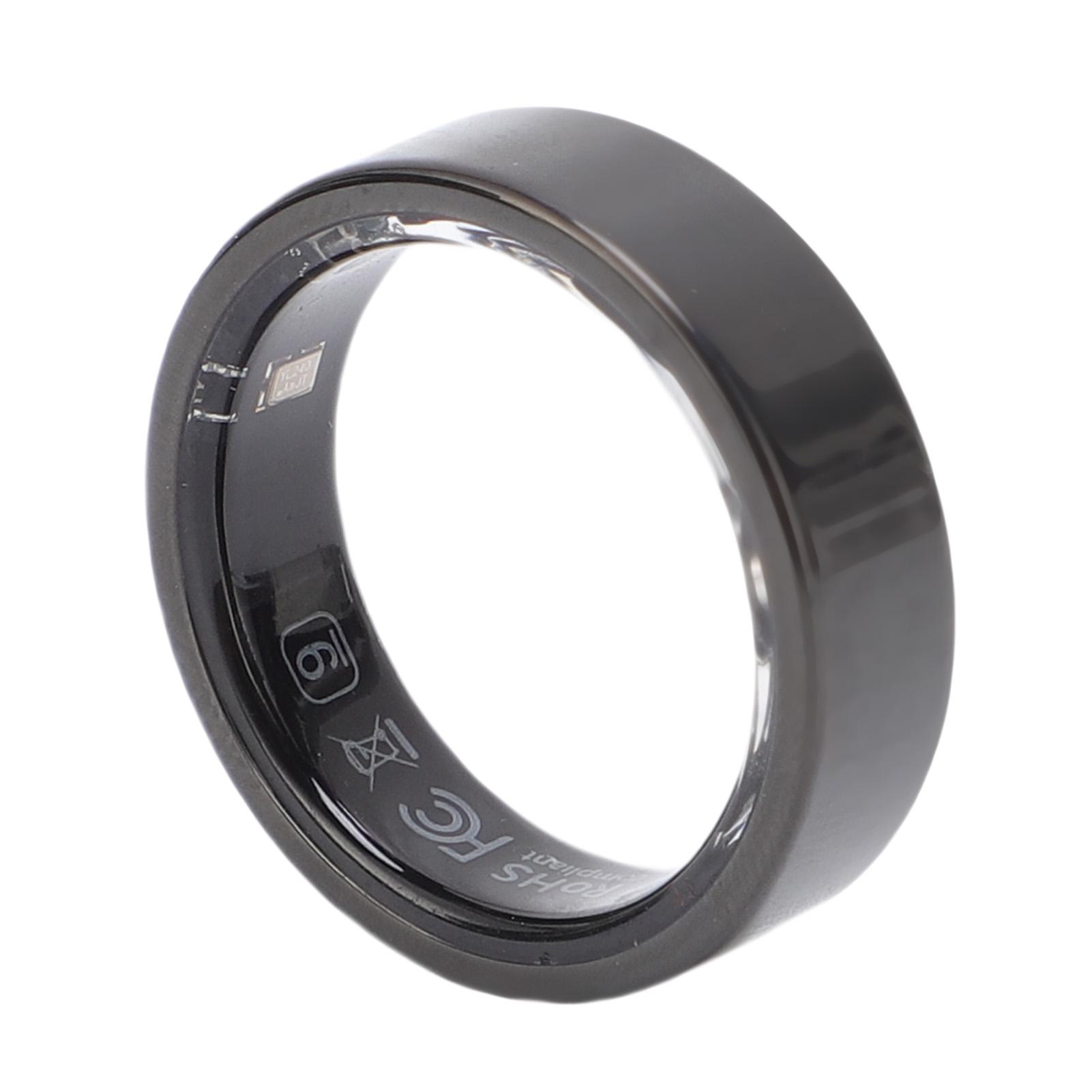 

Фитнес-трекер кольцо с подсчетом шагов и калорий, управлением жестами, фото- и видеосъемкой, перелистыванием страниц 50 7 чёрный