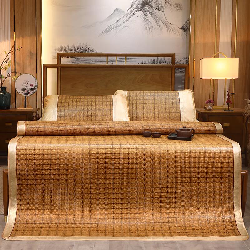 

Foldable Roman Grid Rattan Cooling Mat