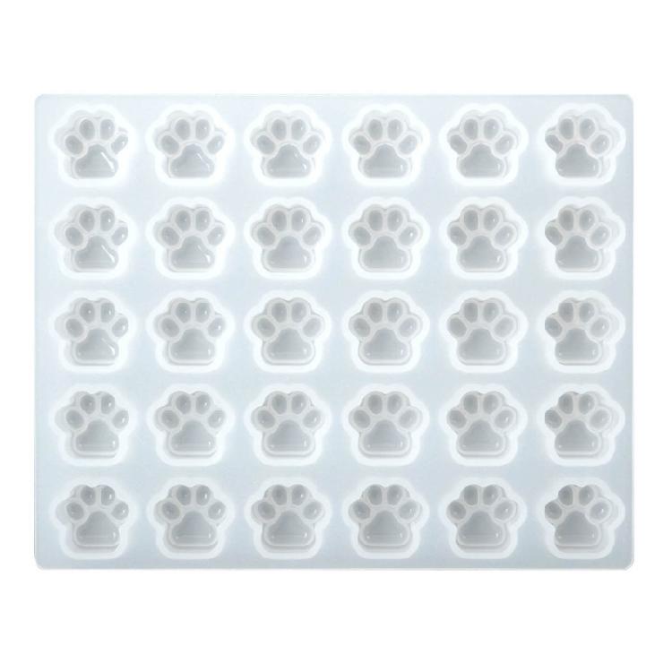Силиконовая форма лапка животного Формы для восковых гранул кошачья лапа Форма для выпечки тортов DIY Художественный инструмент Large