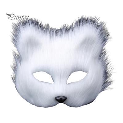Fox Masque Long-haired Fox Sophisticated Mystery Masque Men Women Fox Masque Costume Parties Carnivals Halloween Masque