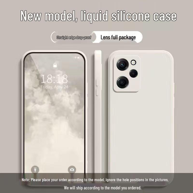 Redmi Note 12 Pro Extreme Edition Solid Color Liquid Silicone Drop-Proof Phone Case