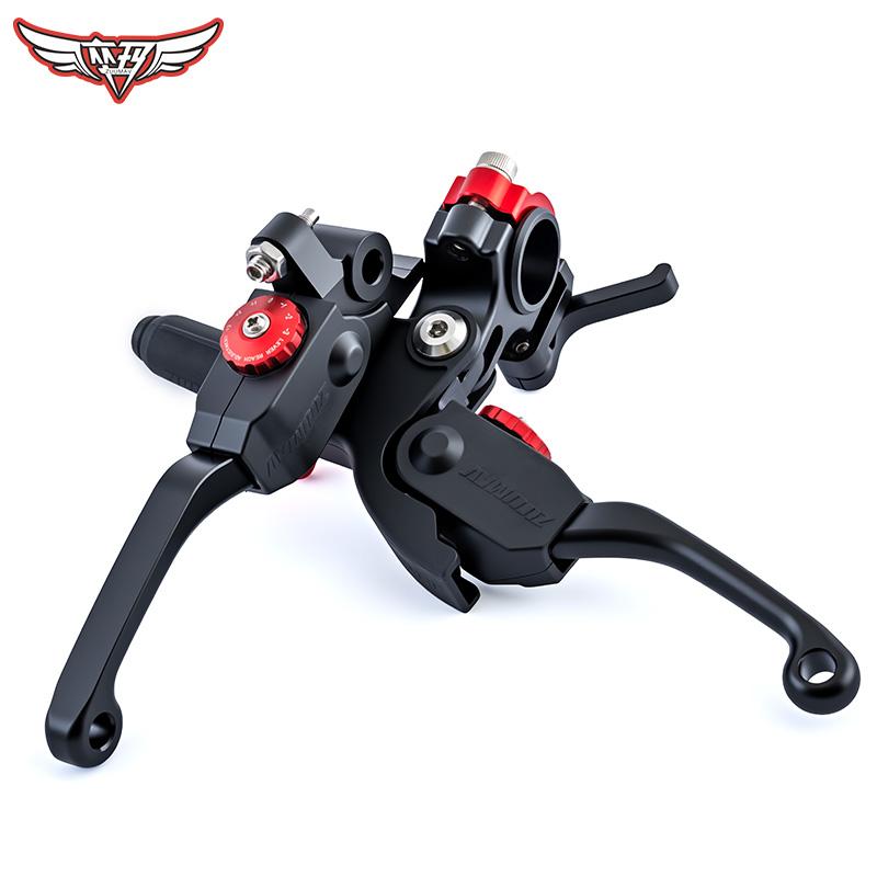 Factory Price Double Foldable Motorcycle Clutch Brake with Choke Lever for Dirtbike Off-road Motorcycle Brake&Clutch Lever with Choke Lever