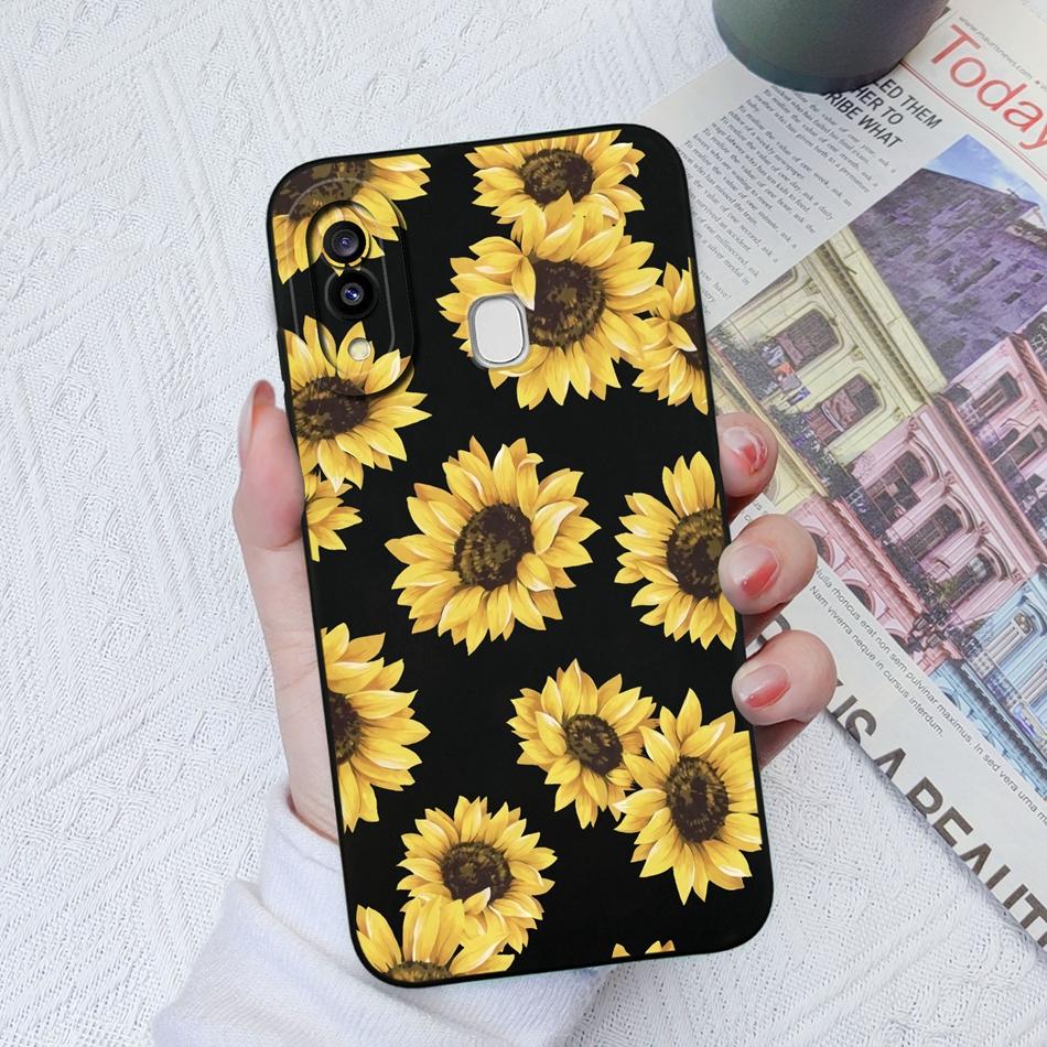 Case For Samsung Galaxy A30 A30S Artistic Style Soft Smooth Liquid Silicone Camera Protective Back Cover For Samsung A30S Funda